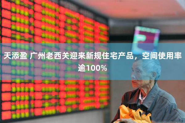 天添盈 广州老西关迎来新规住宅产品，空间使用率逾100%