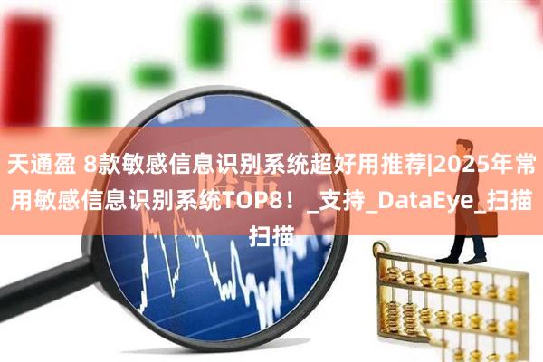 天通盈 8款敏感信息识别系统超好用推荐|2025年常用敏感信息识别系统TOP8！_支持_DataEye_扫描