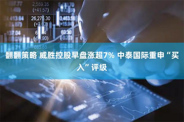 翻翻策略 威胜控股早盘涨超7% 中泰国际重申“买入”评级